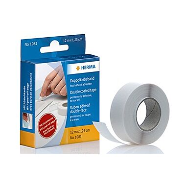 Herma DOUBLE-SIDED TAPE, PERMANENT, 12M