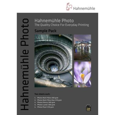 Hahnemühle Photo Test Pack A4 - 2 sheets of 5 different papers
