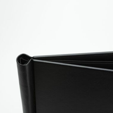 Fotospeed Spring Back Binder 12x12" 15mm - Leather Black