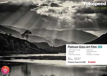 Fotospeed Platinum Gloss Art Fibre 300